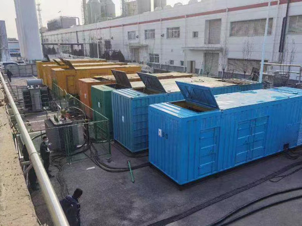 日照柴油发电机出租案例展示